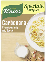 Knorr Speciale al Gusto Carbonara (Sauce) 370 g Packung